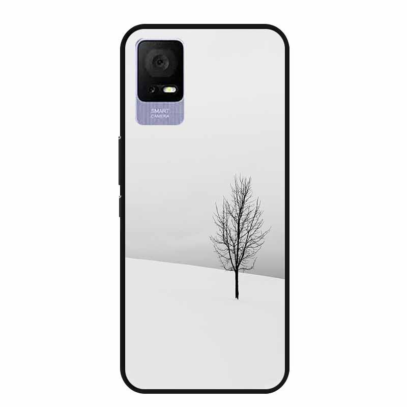 For TCL Ion V Case IonX Painted Cat Soft TPU Black Silicone Phone Cases for TCL Ion X Cover Fundas IonV Coques for TCLIonX Bags