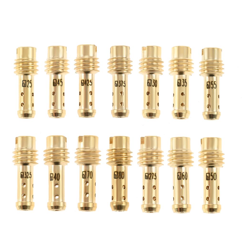 30Pcs Main Jet and Pilot Slow Jet Kit Fit For Honda CR125R / Suzuki / Kawasaki KX125 Yamaha / Husqvarna Carburetors Jets Kit
