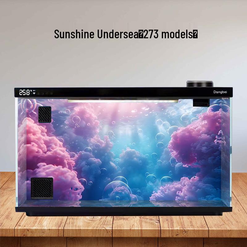 

Водонепроницаемая декорация для аквариума Dangbei с высоким разрешением, солнечный свет, ландшафт