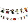 Party Supplies Festival Halloween Halloween Banner Paper Chain Halloween Decor Hanging Garland