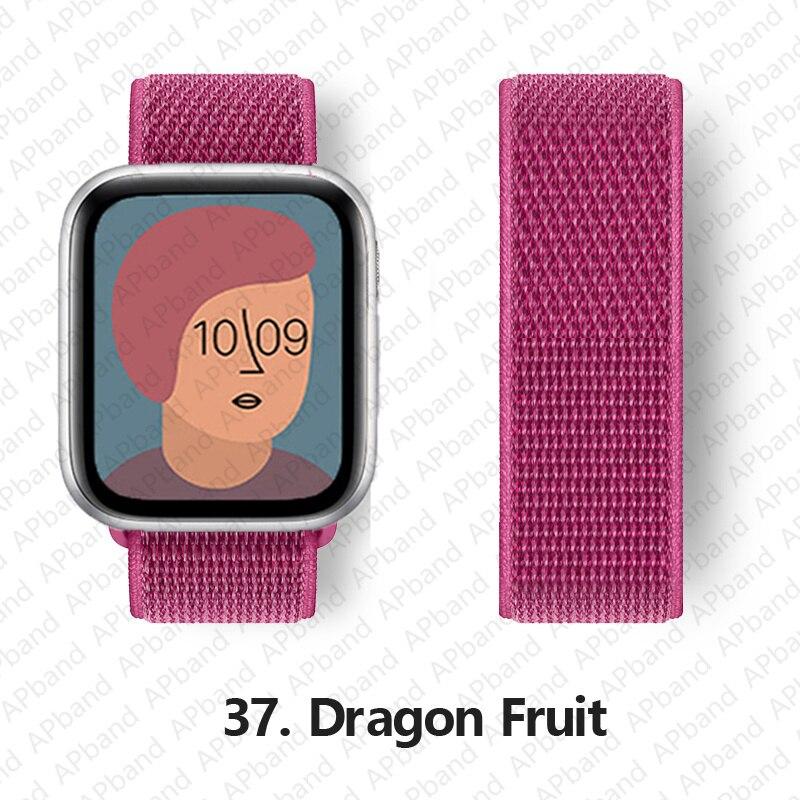 Nylon Band Voor Apple horlogeband 44mm 40mm 42mm 38mm 41mm 45mm 41 45 smartwatch polsband riem lus armband iWatch 3 4 5 se 6 7