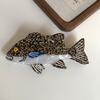 Novelty Grouper Hair Clip Realistic Hair Claw Clip Cute Fish Hair Claw  For Women