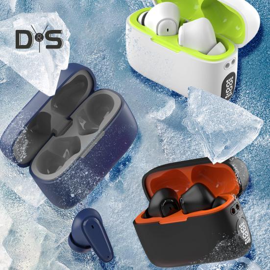 Bluetooth-compatible Wireless Earphones Noise Reduction Waterproof Ultralight Rechargeable Headset Comfortable In-ear Earbuds