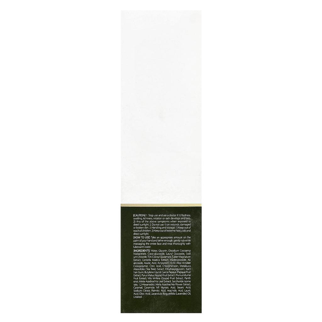 D'Alba, Balancing Vegan Cleanser, Mild Clean, 200Ml(6.76Fl Oz)