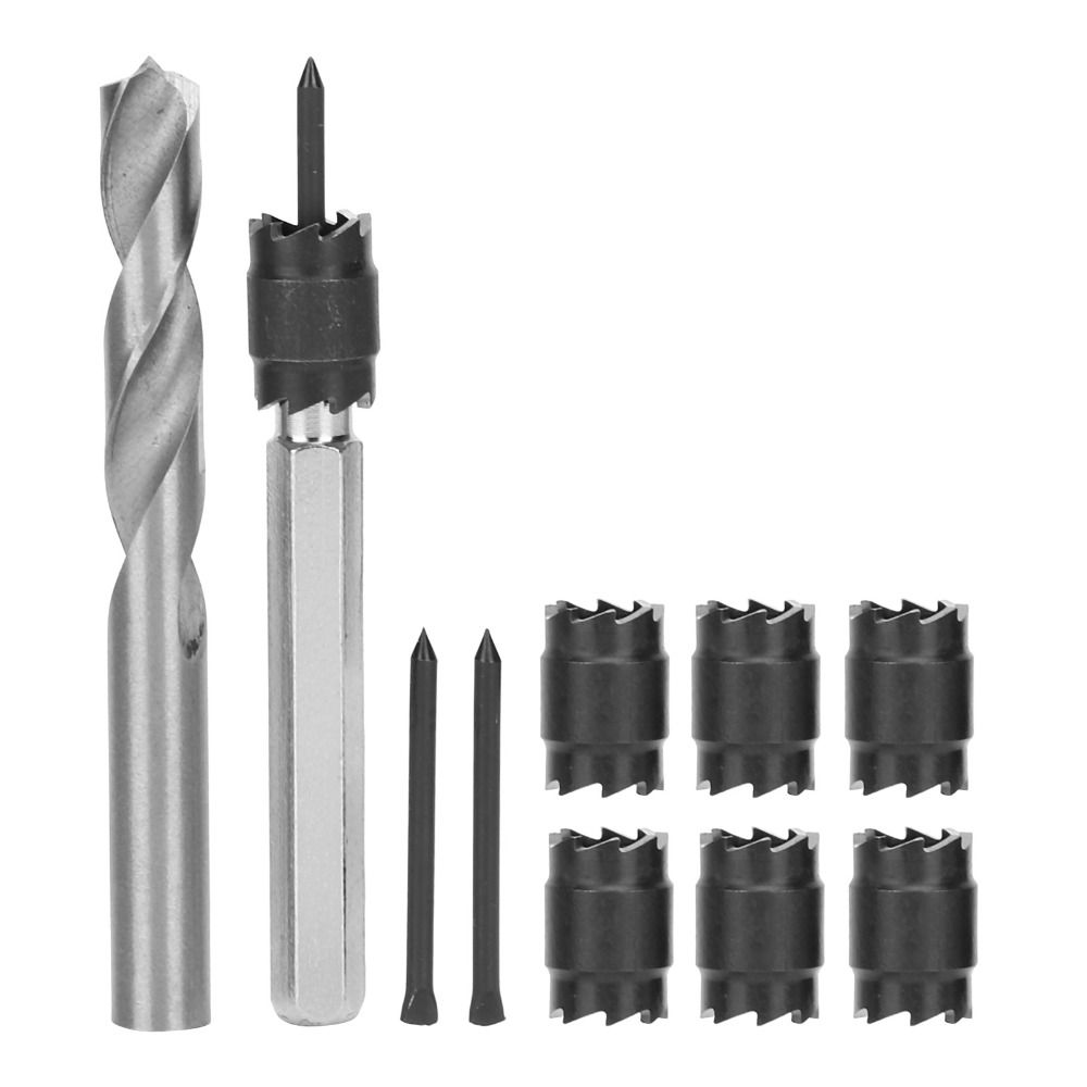 10Pcs High Speed Steel (HSS) Rotary Spot Weld Cutter