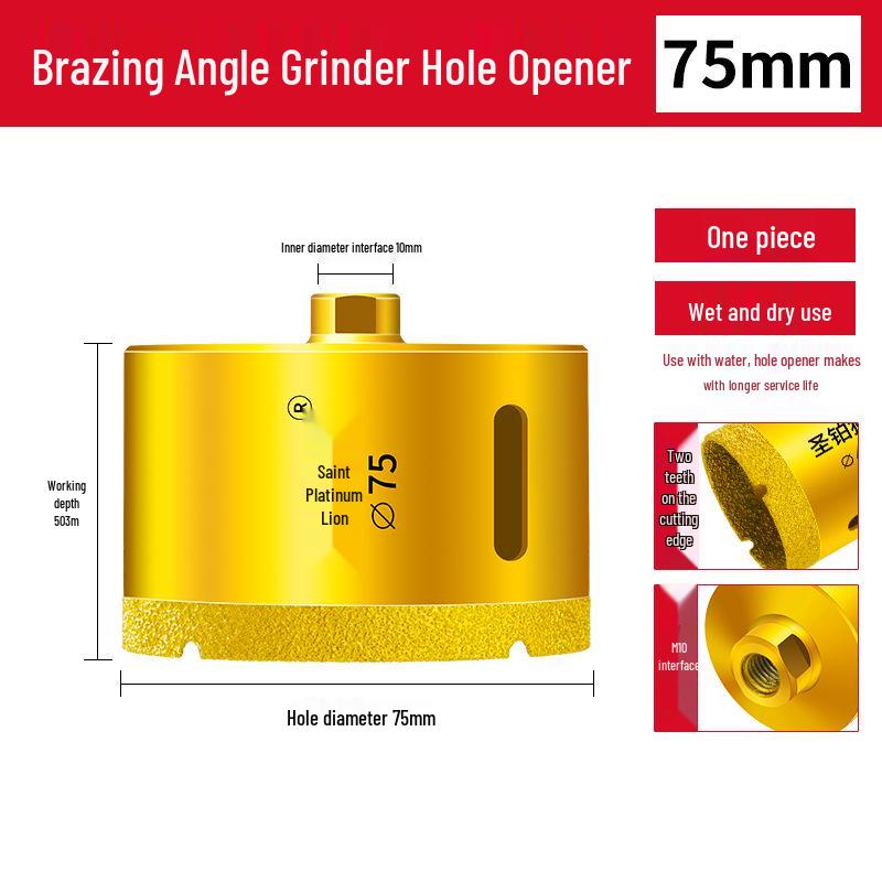 Universal Angle Grinder Drill Bit for Ceramic, Vitrified Tiles, Marble, and Glass