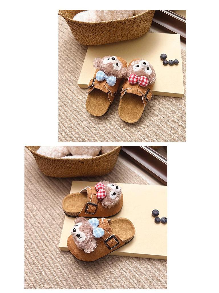 Children's Birkenstock Cartoon Closed-Toe Slippers - 2025 New Versatile Outdoor Foot-Pedal Design