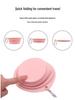 In-Stock Portable Silicone Pet Feeding Bowl - Food Grade, Foldable for Dogs & Cats.