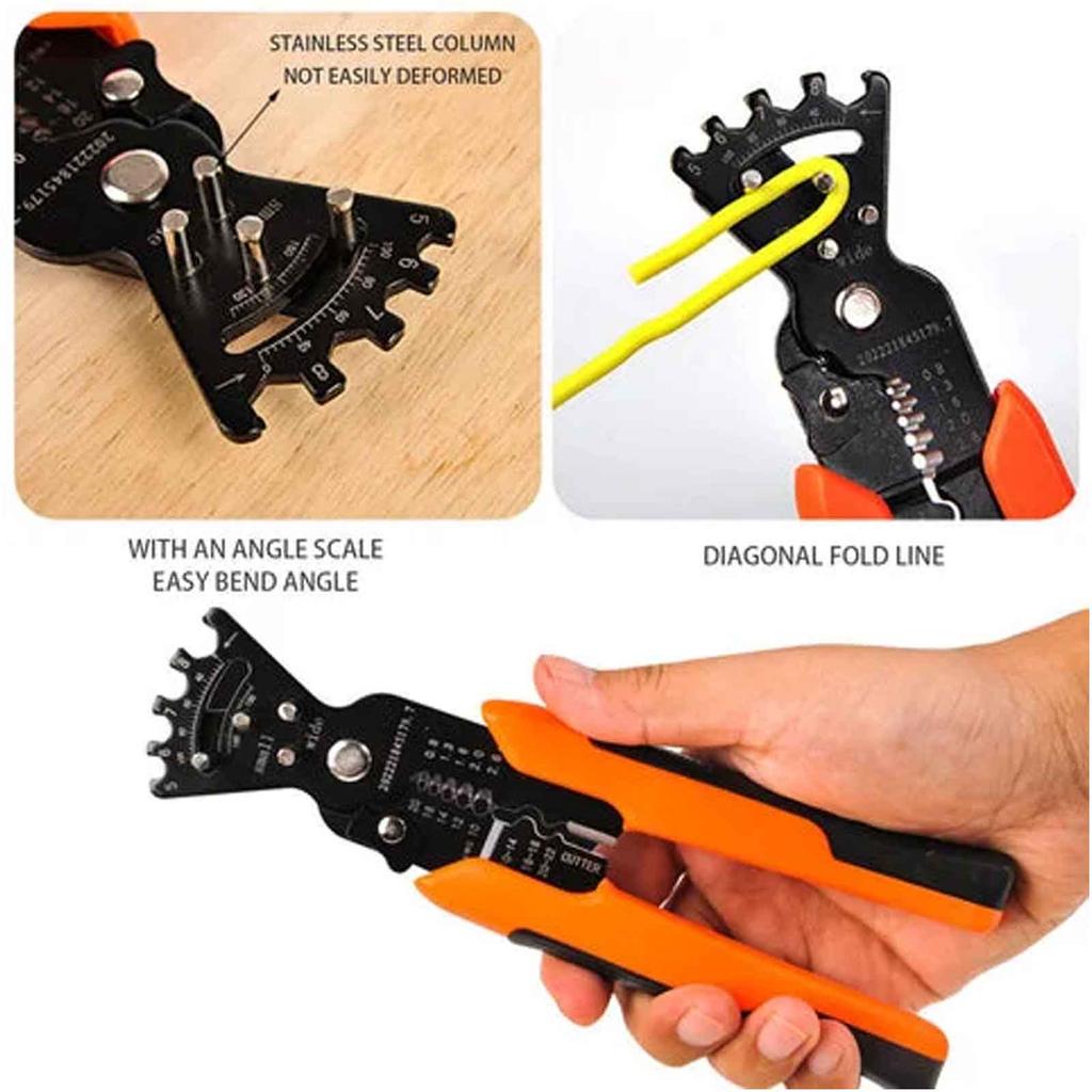 Multifunctional Wire Stripping Pliers, Industrial Grade Electrician Special Wire Bending Crimping Wire Peeling Cutting Pliers