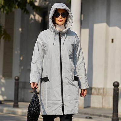 Ceket Bahar İnce Uzun Eğlence Saf aşağı çekme kapüşonlu ceket moda fermuarlı rüzgar geçirmez dış giyim