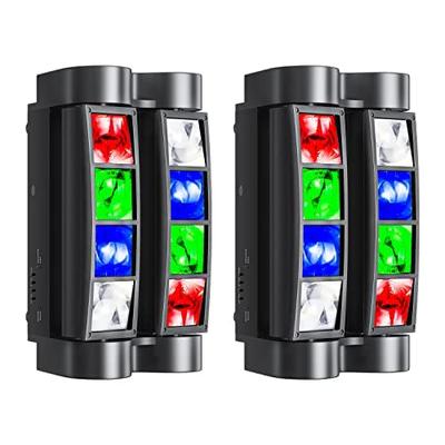 BETOPPER Judanti šviesa 8x3W RGBW LED scenos šviesa DMX512 diskotekos šviesa vakarėliui garso sinchronizuojamam renginiui 7/13 kanalų