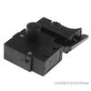 1 Pc FA2-6 Power Tool Forward And Reverse Stepless Speed Switch Electric Drill Speed Trigger Button Switch, With Lock, Black