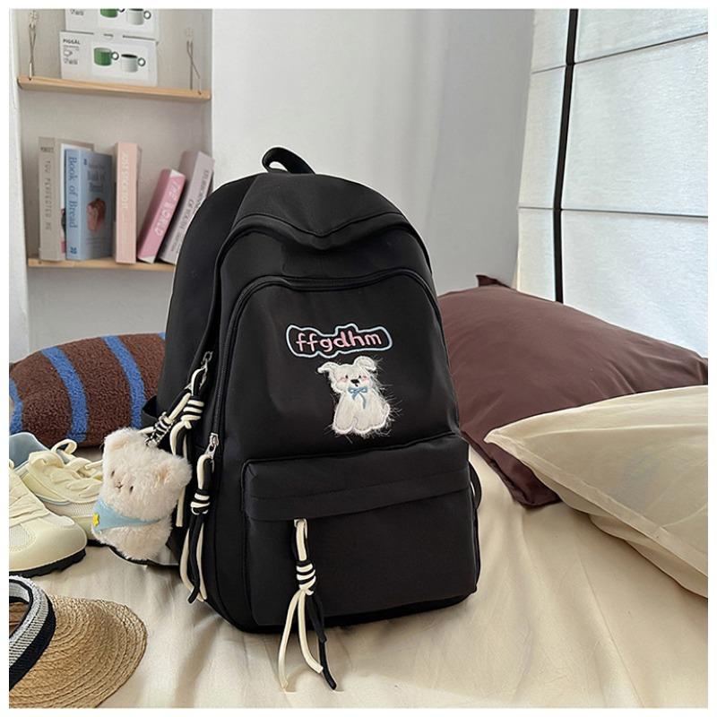 School bag new high value fresh sweet candy color backpack junior high school students lightweight travel backpack