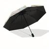Pompompurin,Mugyu Automatic Folding Umbrella Simple 8 Rib Design, Bright Cartoon Pattern, Durable Iron Frame, Suitable For Travel, Outdoor,