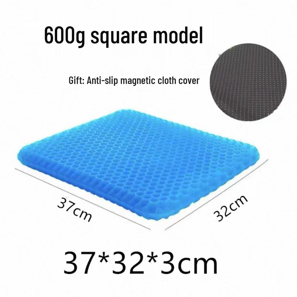 Summer Gel Seat Cushion: Honeycomb Cooling Pad for Office, Car, and Long Sitting Comfort