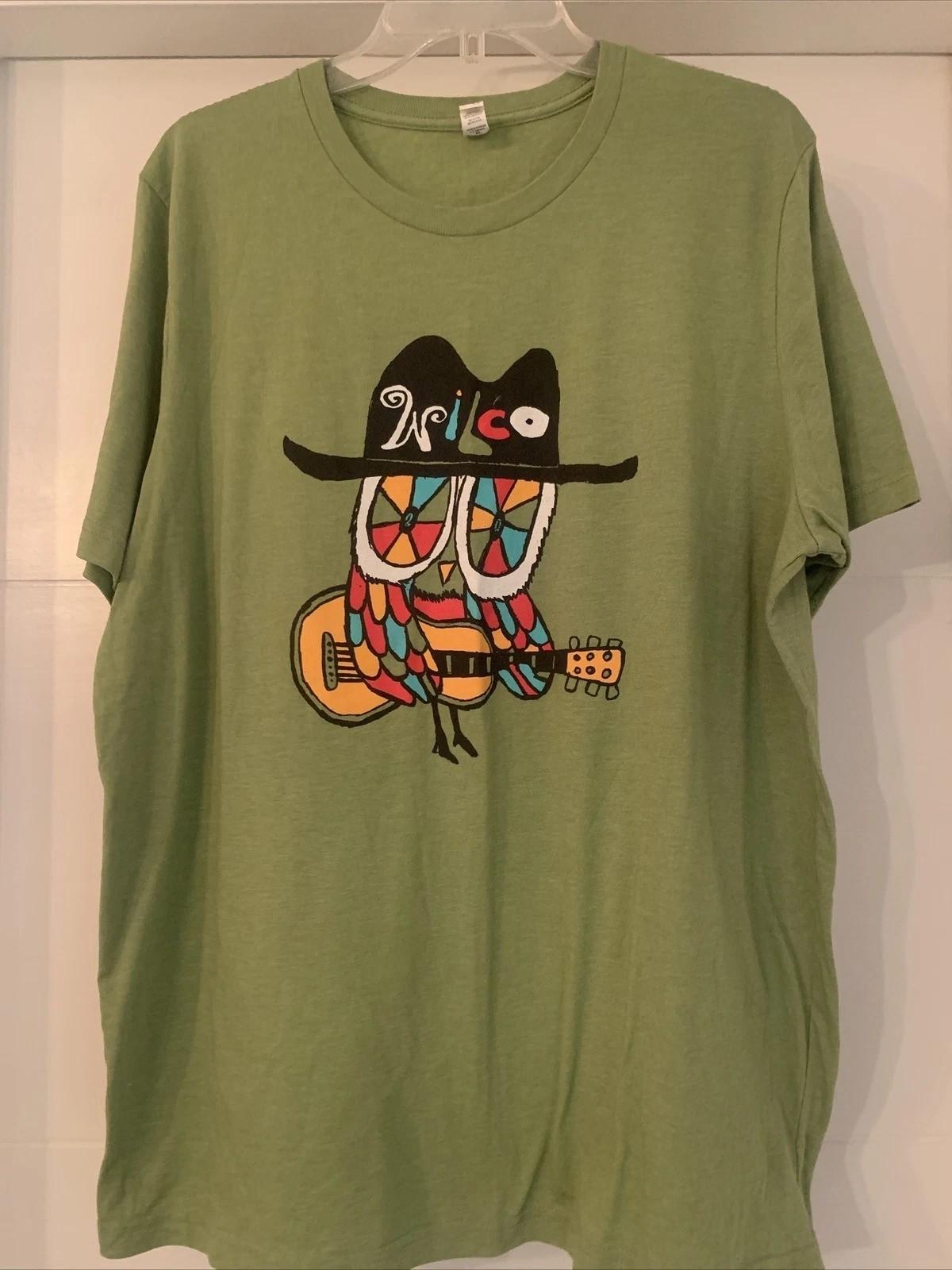 Hot Collection Wilco Band Music Millytary Green S to 5XL Concert Shirt SN708 XXXL