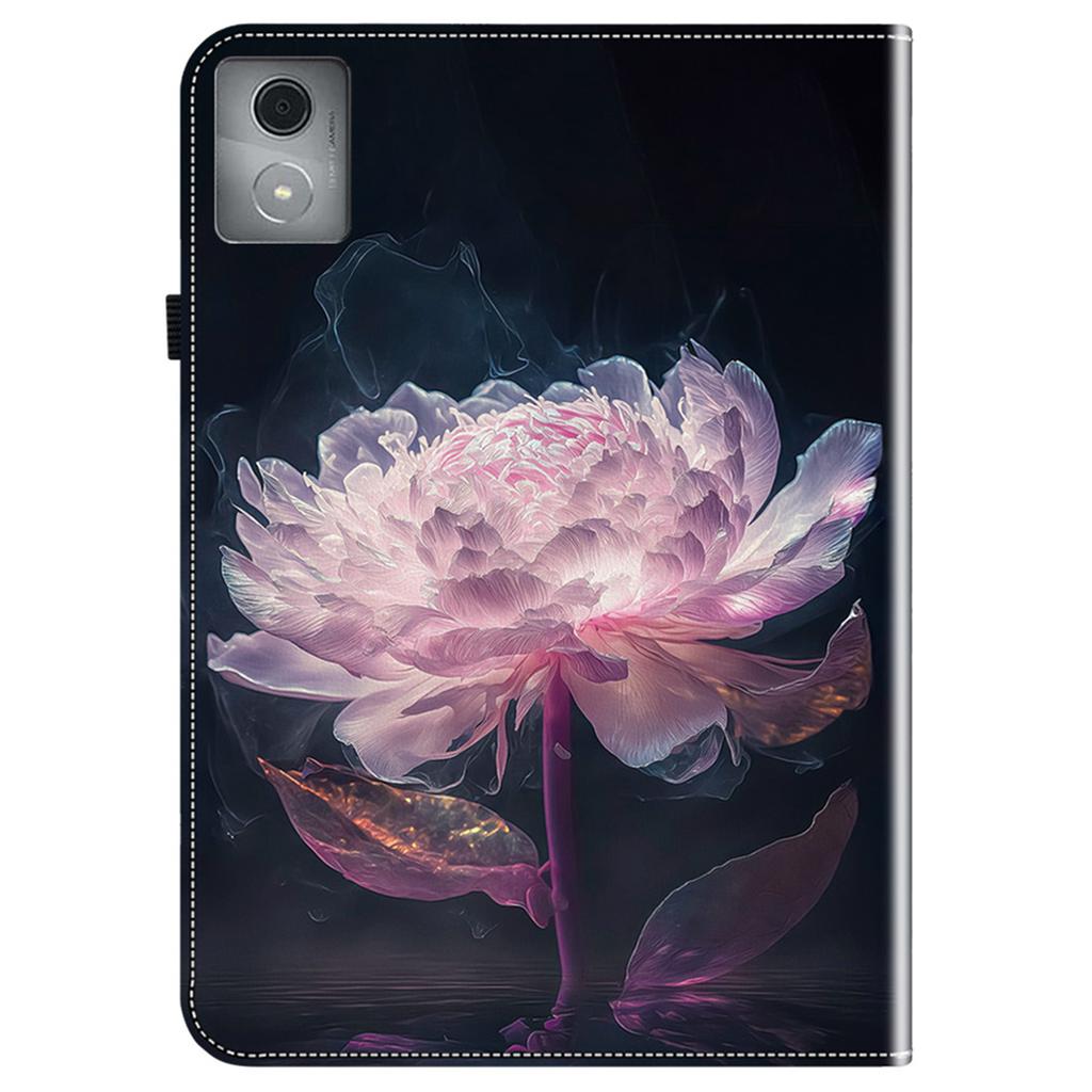For Lenovo Tab K11 Plus Stand Case Pattern Print Card Slots PU Leather Tablet Cover