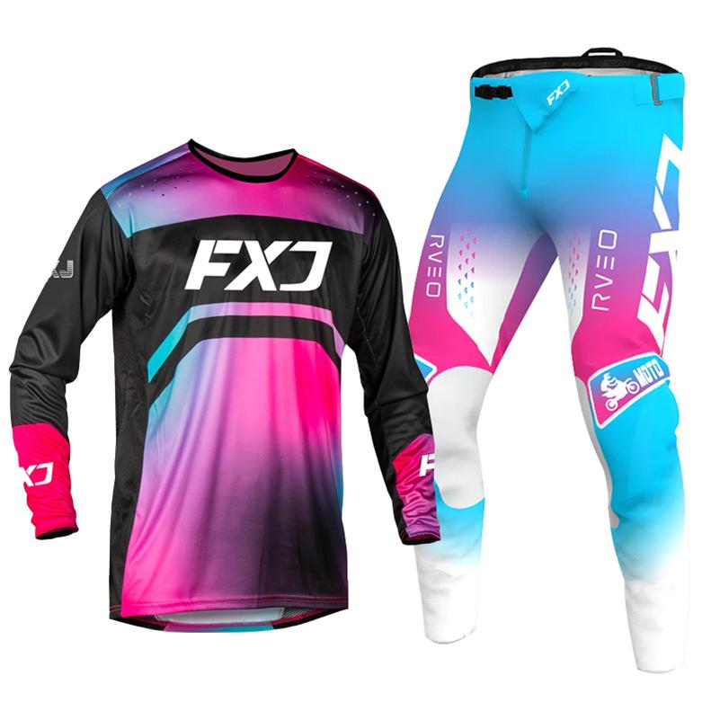 Motokrosová sada pro děti 4 5 6 7 8 9 10 11 12 13 let Mladé dítě Motocykl chlapec dívka Dres Sady kalhot závodní kombinéza Off-road Enduro MX MTB