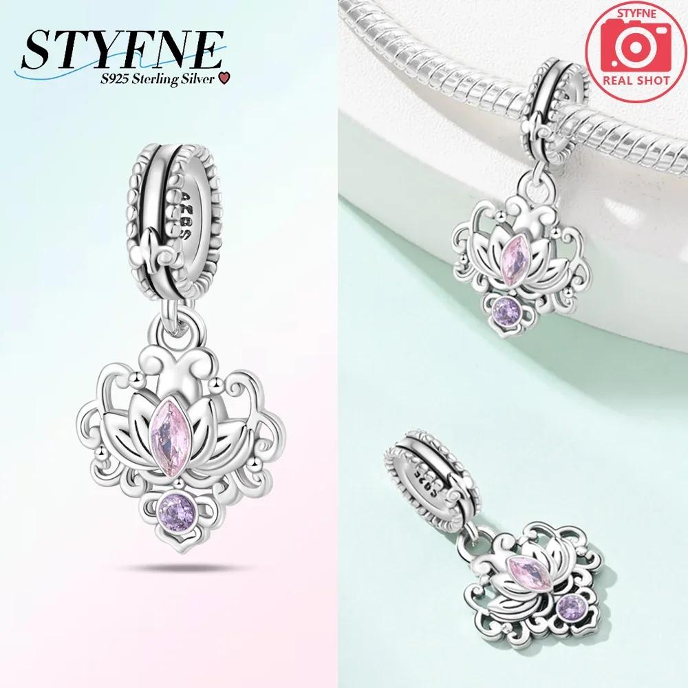 Charm Bead Charms Plata Sunflower Sakura Chrysanthemum Bead for Charm Bead Charms copper Bracelets Bead Charms Jewellery Making Womens Gift