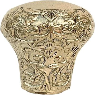 Gehstockgriff Nur Handgefertigter Gehstock Stöcke Messing Knauf Form in Goldener Ausführung Holzstock Zubehör