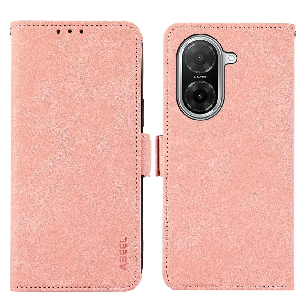 ABEEL For Xiaomi Redmi A5 4G (171.7mm)/Poco C71 4G Case PU Leather Folio Stand View RFID Blocking Phone Cover