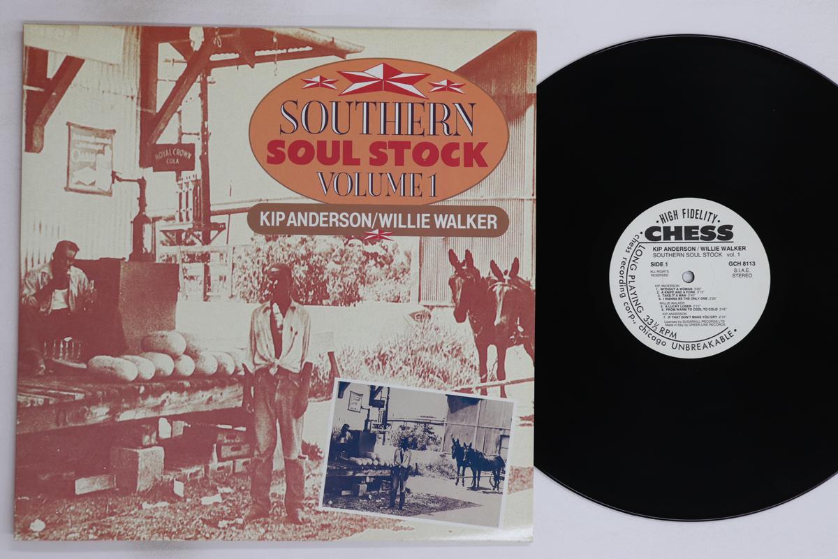 

LP Record KIP ANDERSON, WILLIE WALKER - Southern Soul Stock Vol 1 GCH8113 CHESS 1988 Italy Soul/Funk Used