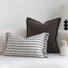 30X50/45X45CM Simple Antique Throw Pillow Cover Norcic Black White Soft Waist Cushion Cover Decor Home Decorative Pillowcase