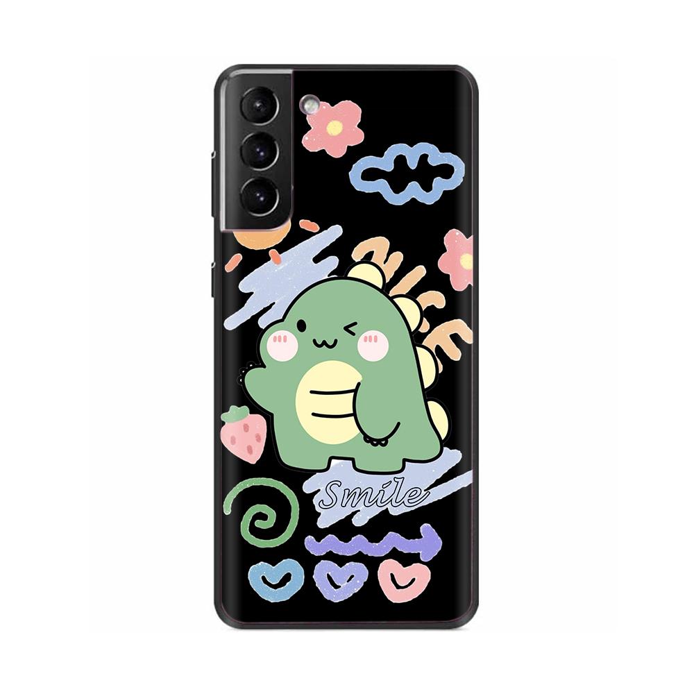 For Samsung S22 Ultra Phone Case Cute Panda Funda For Samsung Galaxy S22 Plus S 22 Ultra Cover Liquid Silicone Protective Coque
