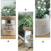 Artibetter 2pcs Tin Watering Can Vases for Centerpieces Mini Flower Pots Mini Metal Buckets Retro Flower Pot Bucket Plants Watering Pot Watering Can