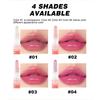 HANDAIYAN 4 Color Warm Lipstick Flash Anti-Cracking Long-lasting Moisturizing Lip Oil Hydrating Jelly Lip Balm
