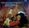 LP Record GEORG FRIEDRICH HNDEL  BACHORCHES  Concerti Grossi Op. 3 Nr. 5 Und 6  825901 ETERNA 1975 German Dem Classical Used