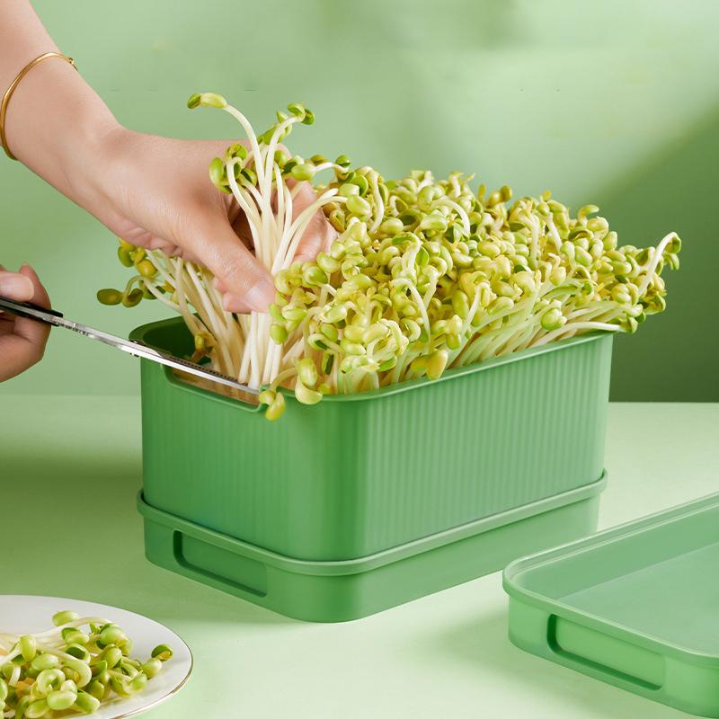 

Поддон для проращивания Ящик для рассады овощей без почвы Горох Фасоль Рассадные лотки Гидропоника Плита для проращивания Проращиватель семян Садовые инструменты