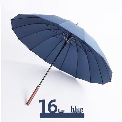 Li Shen Automatic 16-Rib Straight Handle Umbrella