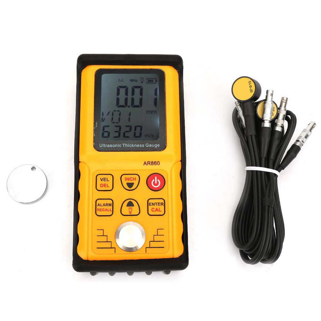 SMART SENSOR AR860 Digital Ultrasonic Thickness Gauge Tester Measuring Range 1.0‑300.0mm(Steel)