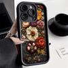 Enchanted Forest Mushroom & Floral Art Phone Case for iPhone 17 16 15 14 13 12 11 Series Pro Max Plus