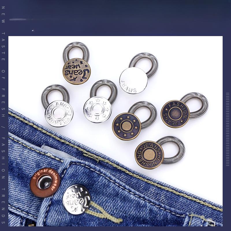 Jeans Waist-lengthening Button Detachable Button Waist-lengthening Without Sewing Adjustable Waist-lengthening Button