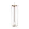 Inverted Glass & Metal Incense Burner – Ash-Proof Aromatherapy Holder for Home Decoration