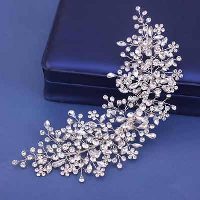 Rhinestone Head Piece Exquisite Head Jewelry Bridal Wedding Dress Up Hair Accessories