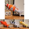 Red Koi Fish Plush Doll With Short Plush Material And Fluffy Structure For Living Space Decor