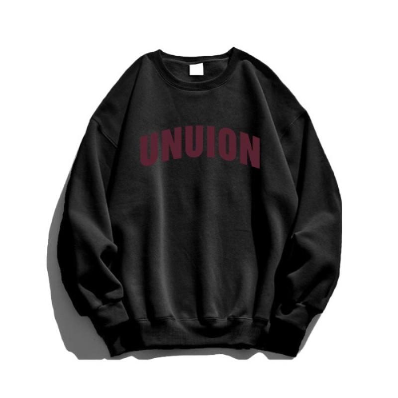 Unisex Crewneck Sweatshirt Geometric Print Casual Top Teens Early
