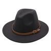 Europe And The United States New Top Hat British Party Jazz Hat Fedora Foreign Trade Woolen Felt Hat Big Brim Trendy Hat