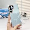 Ultra Thin Matte Metallic Paint Magnetic Case For Samsung Galaxy S23 S24 S25 S26 Ultra Plus FE For Magsafe Wireless Charge Cover