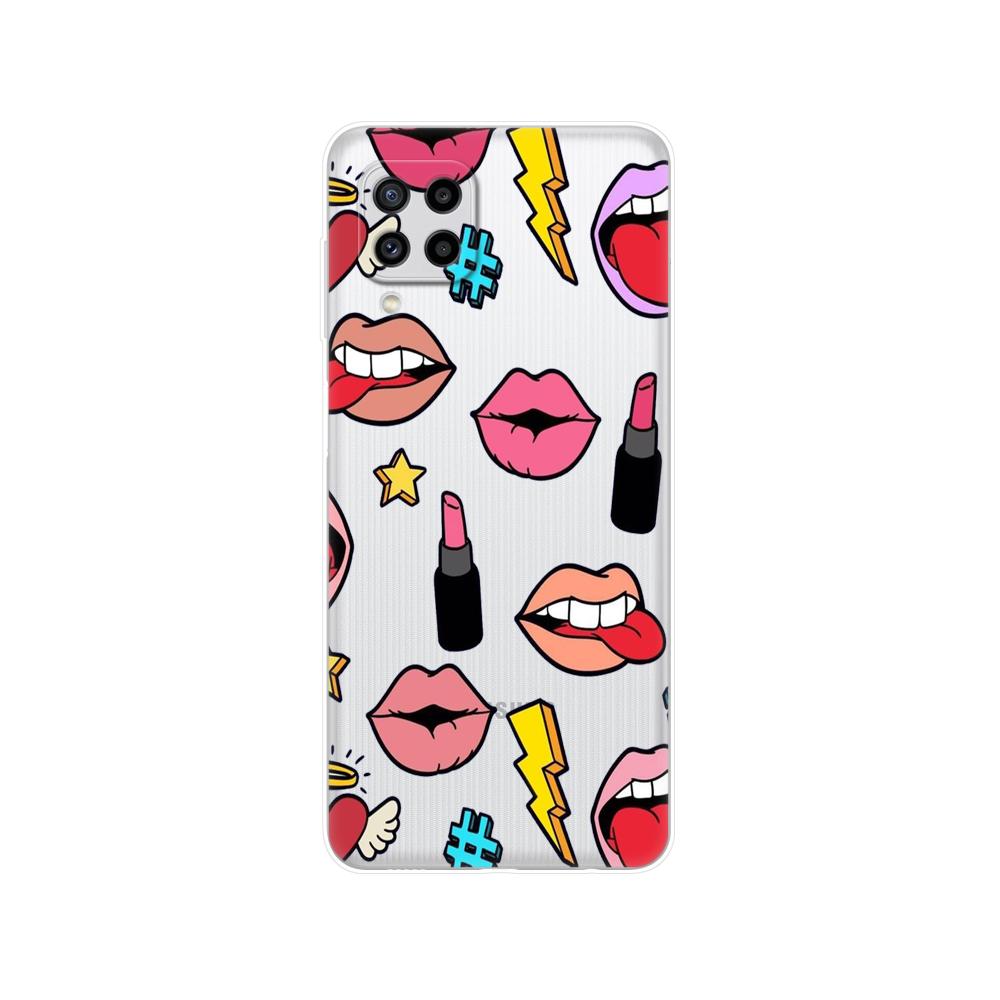 Samsung Galaxy M22 M32 4G Kılıf Telefon arka kapak Samsung M22 Yumuşak Kılıf Samsung M32 4G M 22 32 Silikon Tampon 6.4 inç