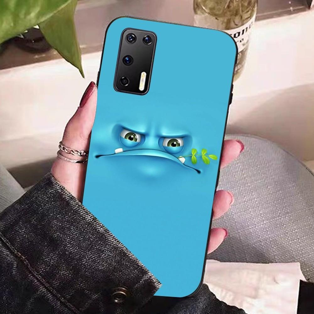 3D Funny Face Phone Case For Huawei P 8 9 10 20 30 40 50 Pro Lite Psmart Honor 10 lite 70 Mate 20lite