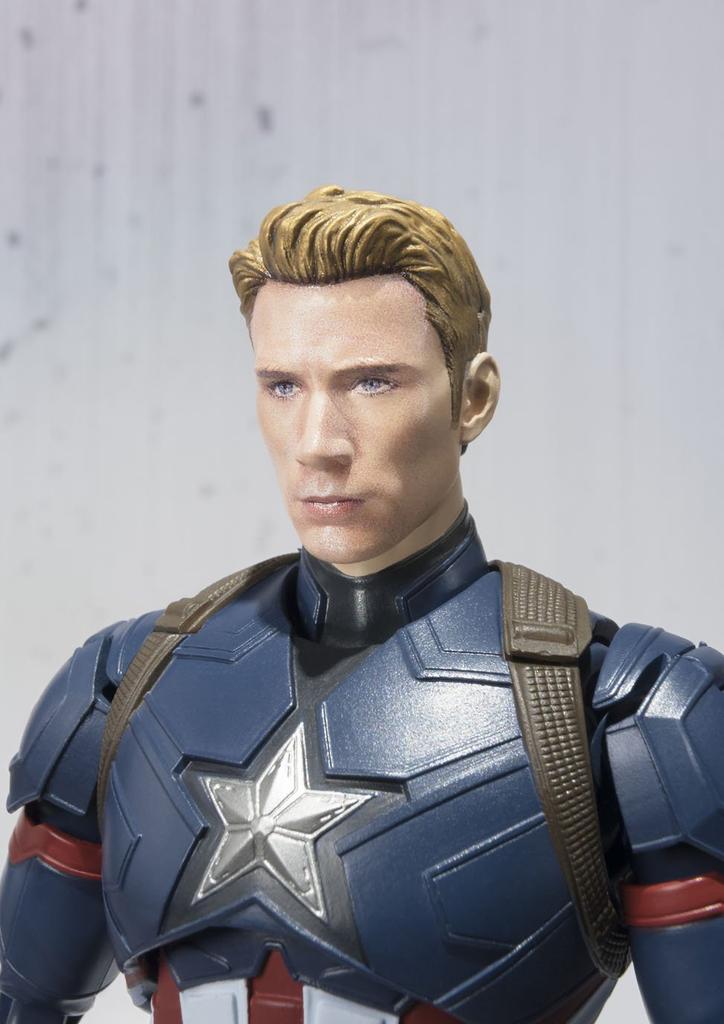 TAMASHII NATIONS Figurină mobilă pictată Captain America de 150 mm SHFiguarts (Război civil) Aproximativ. ABS&PVC