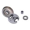 Kit de piñón de llanta plateado oscuro para Husqvarna 325 340 346XP 345 350 351 353 445E 450in-7T