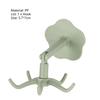 Storage Hook Punch-free 360 Degree Rotation 5 Hooks Wall Hanging Hook Towel Rack Kitchen Organizer for Bathroom