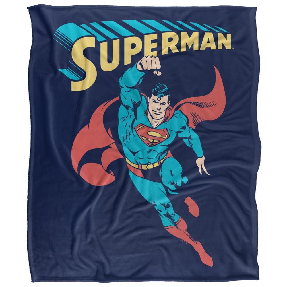 SUPERMAN Superhero Soft Touch Blanket