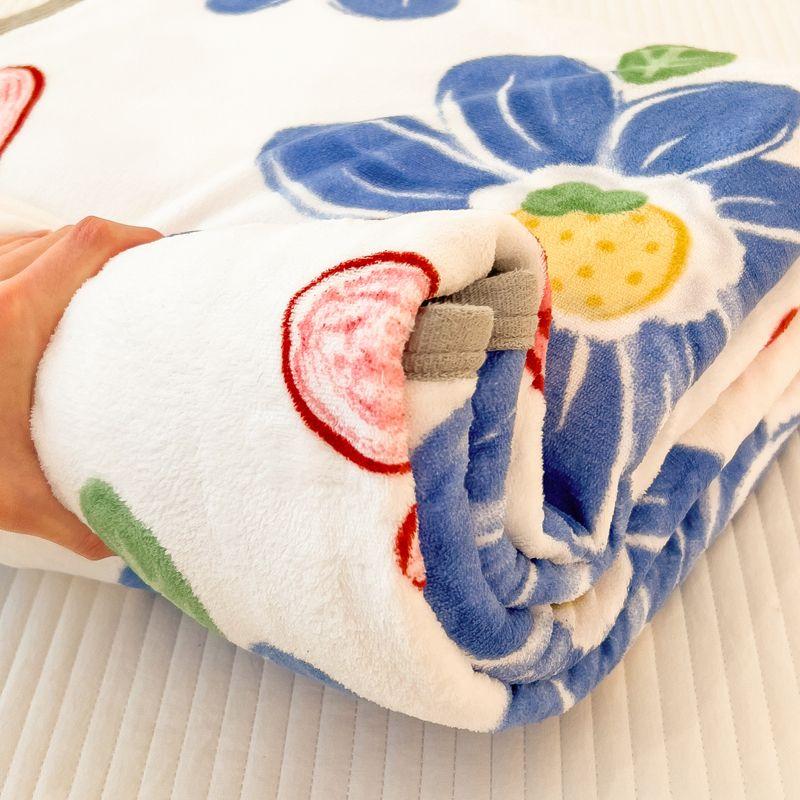 Coral Fleece Blanket Thickened Winter Blanket Bed Sheet Air Conditioning Blanket Nap Office Sofa Cover Blanket