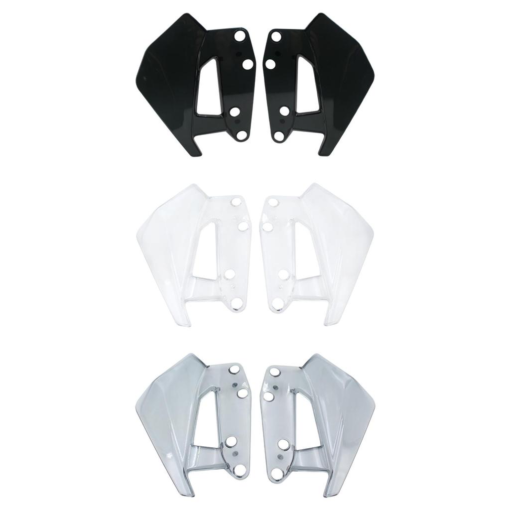 Motorcycle Side Wind Deflector Windscreen Spoiler Replaces Easy Installation